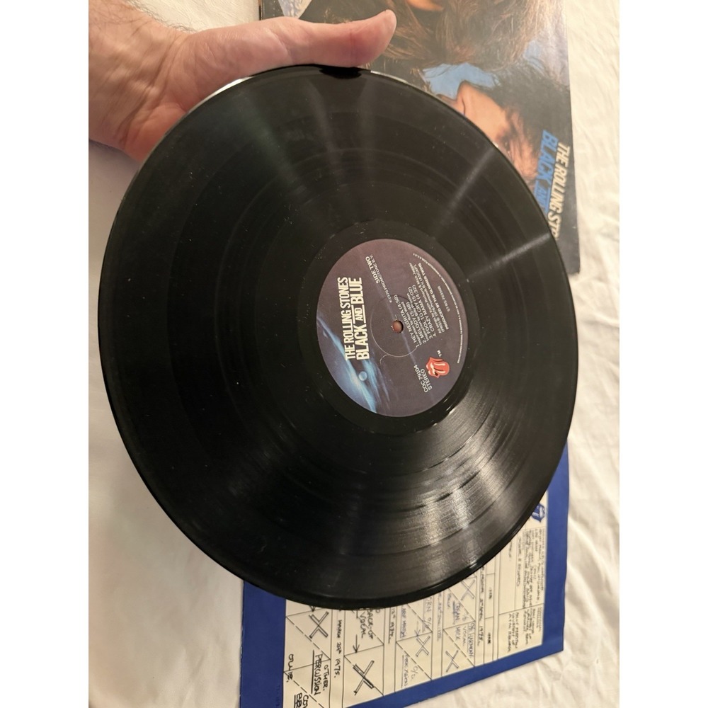 Rolling Stones Black And Blue LP COC 79104 Complete Original Inner - Picture 5 of 14
